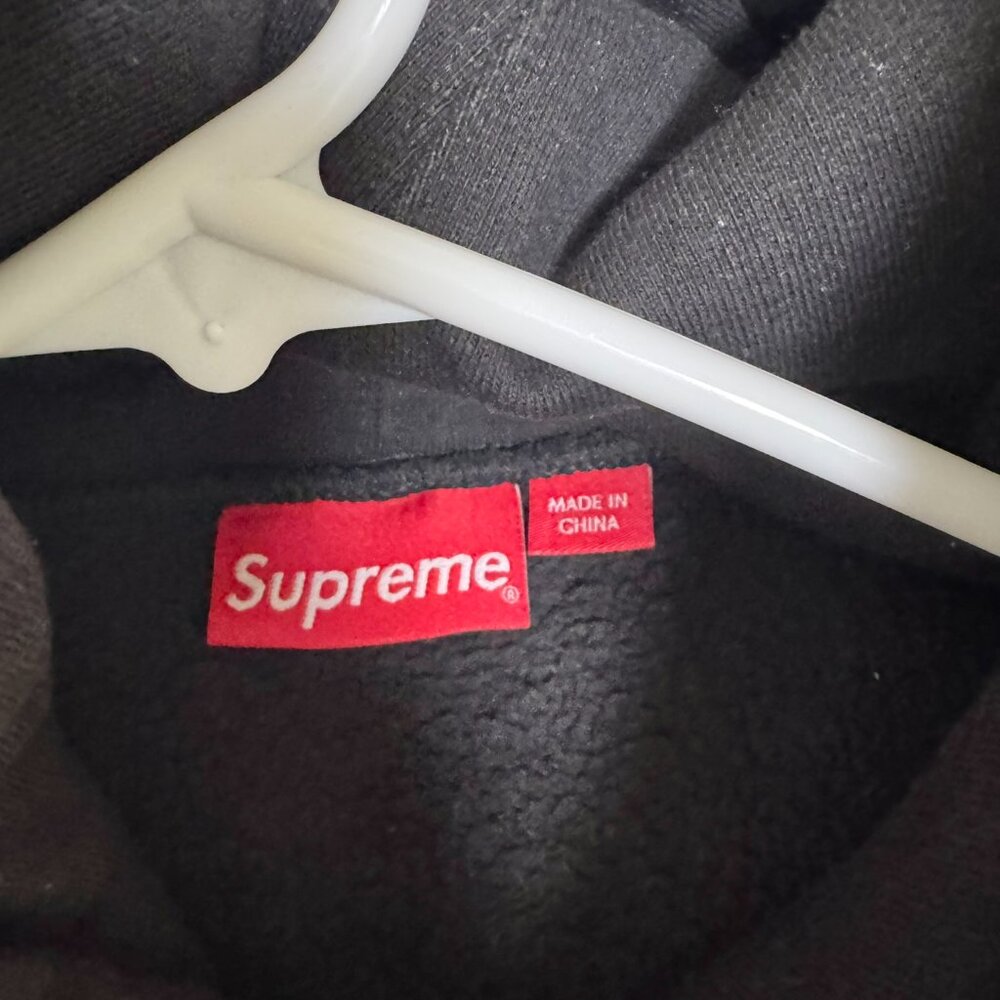 Supreme Men's Medium Rhinestone Shadow Hooded Sweatshirt - Picture 3 of 5